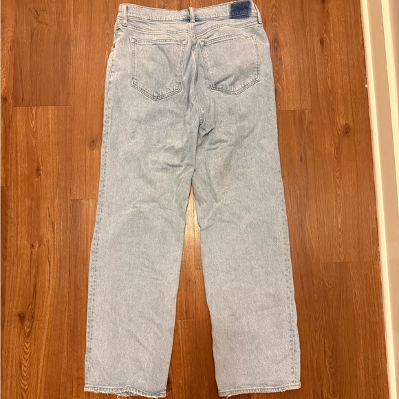 Abercrombie & Fitch high rise 90s relaxed jean light wash - Picture 3 of 3